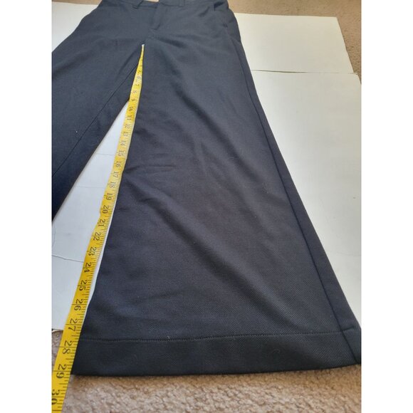 Anthropolgie The Colette Magic Fabric Crop Wide-Leg Pants by Maeve in Black,27 - Picture 8 of 10